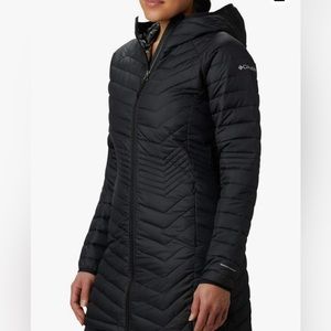 Columbia Women's Powder Lite Mid Jacket , like new -Black -Size M